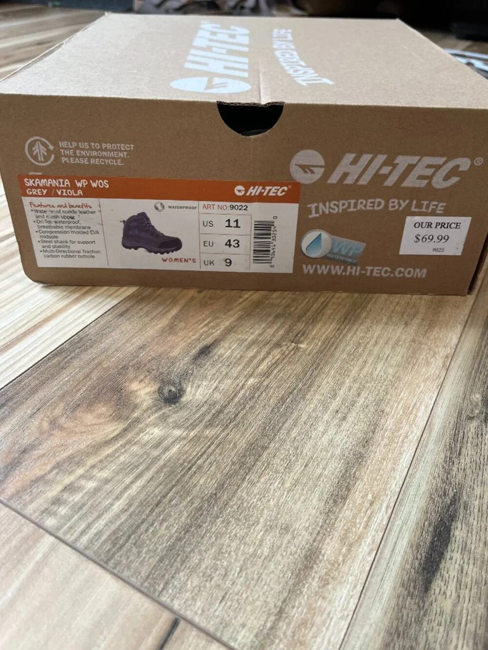 NWT Hi-Tec Skamania Mid WP Waterproof Women's Hiking Boots